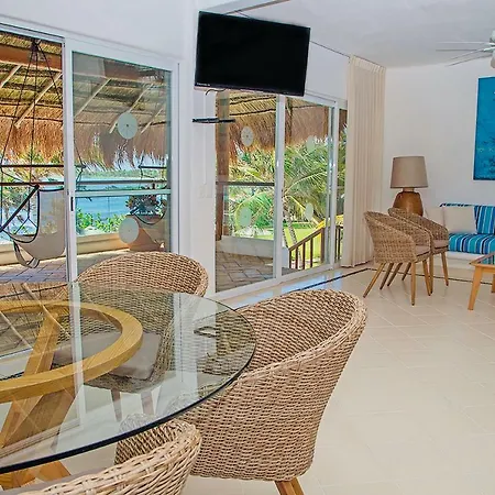 Las Villas Akumal 108 3 Bedroom Beachfront Second Floor Home